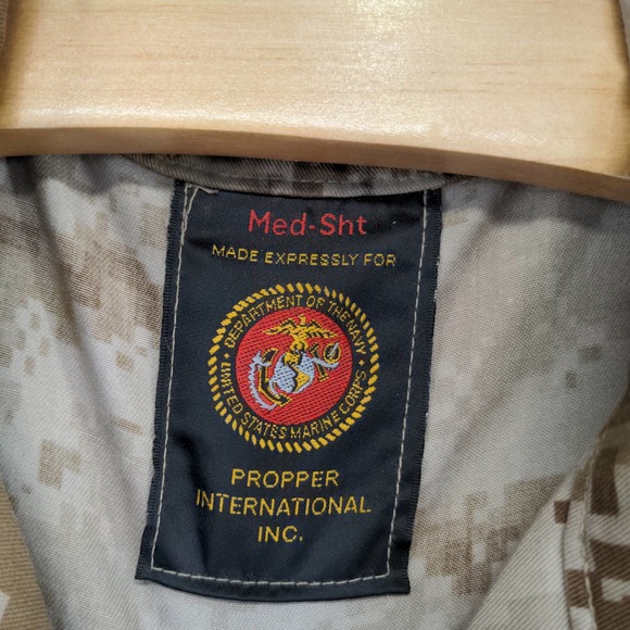 Propper International Womens Desert Camo Blouse Tan Size M Short USMC Marines - Picture 12 of 13